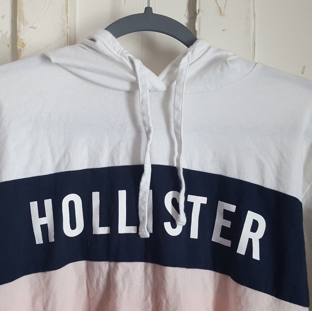Womens Hollister Crop Hoodie